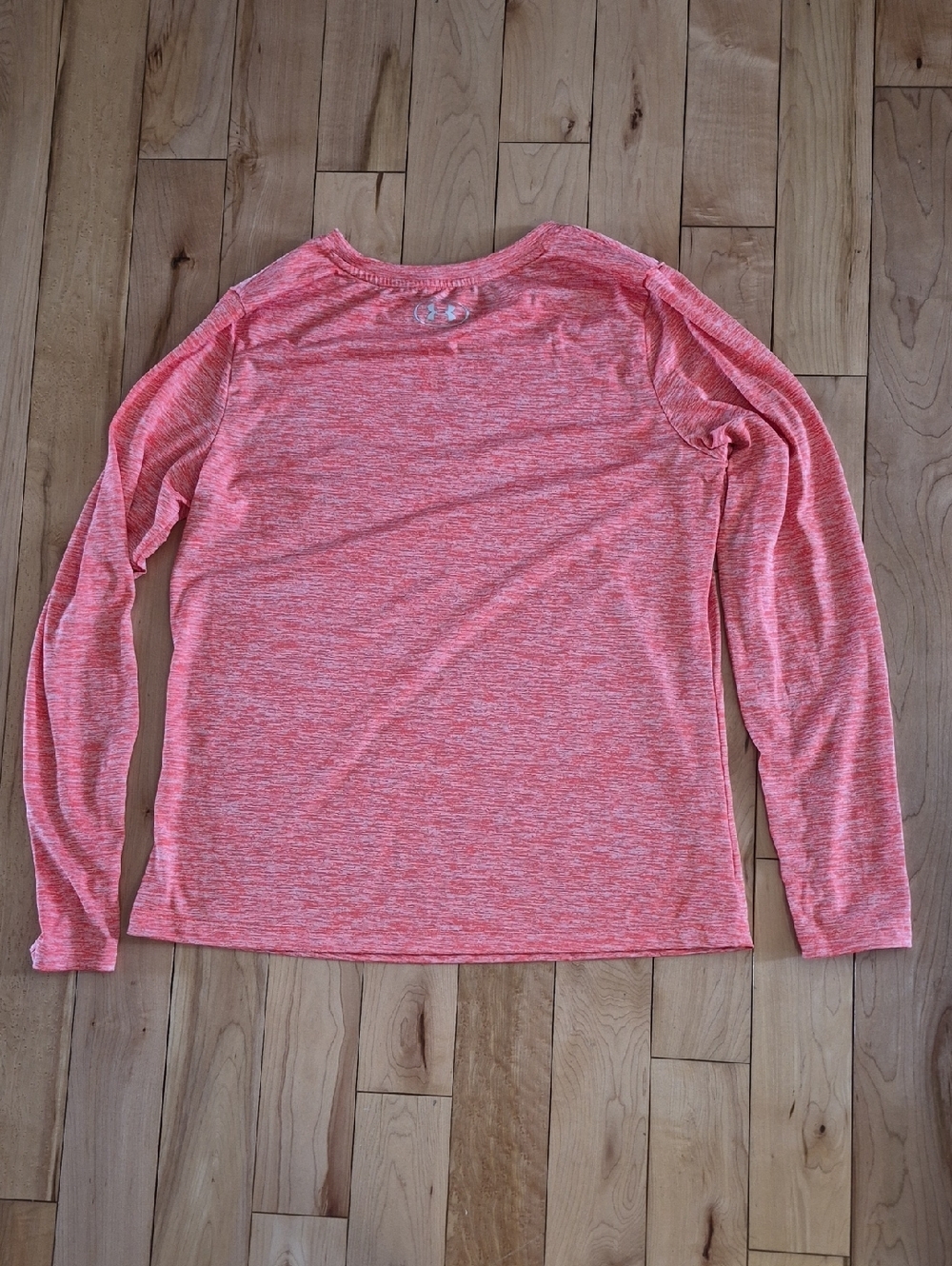 Under Armour Women's Size Large Orange Long-Sleeve Thin Performance Top - Picture 6 of 6